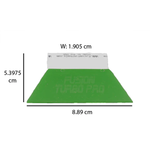 Fusion Tools Green Turbo Mini Squeegee 3,5"/9cm  - PPF World